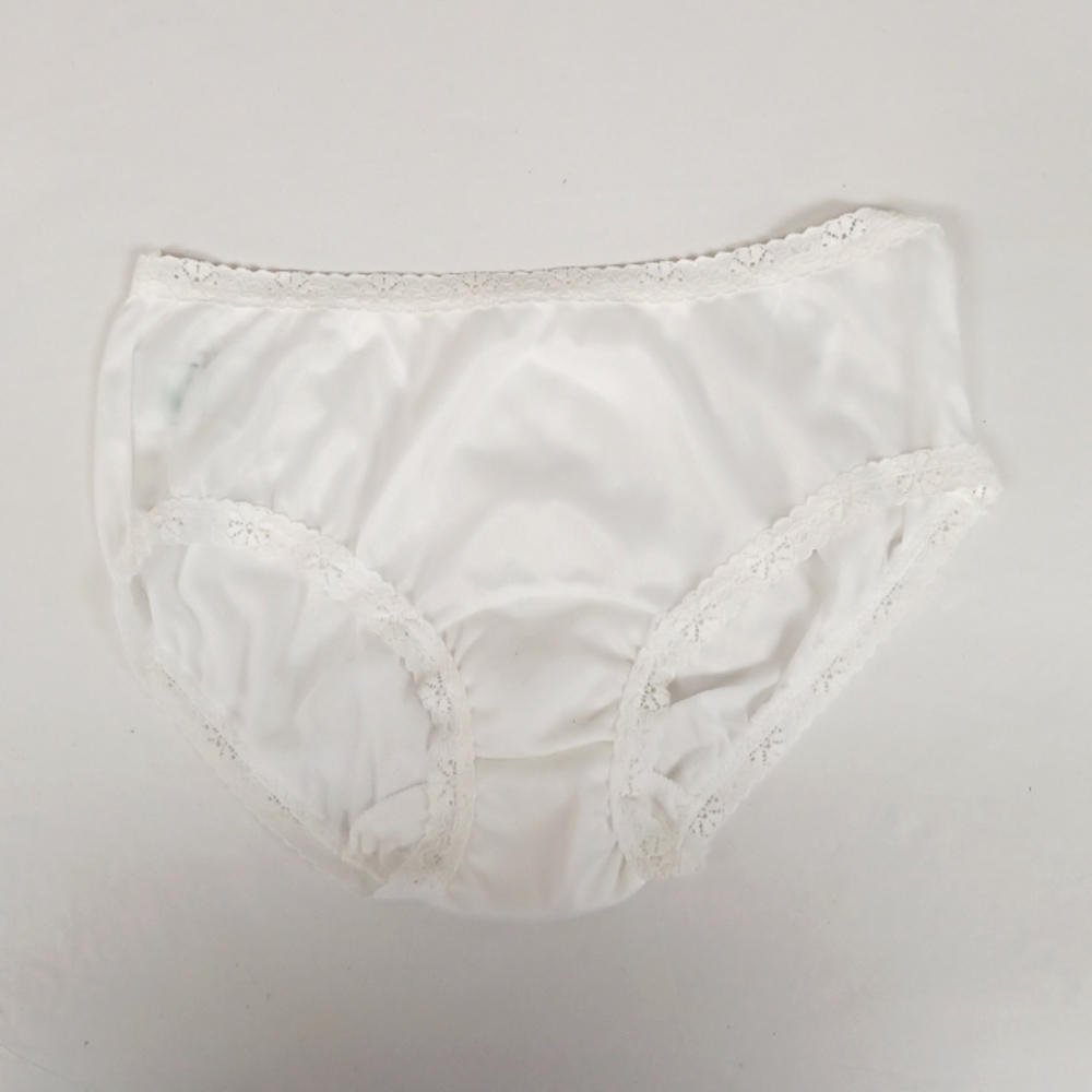 BUNDLE of 6 PINEHURST VINTAGE LINGERIE WHITE PANTIES SIZE 4 BUNDLE OF 6